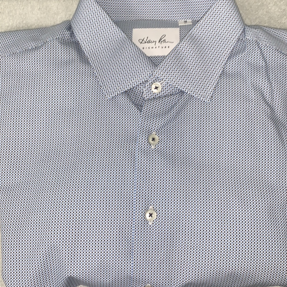 ❣️Harry Rosen Signature Dress Shirt  NWT Size 18L